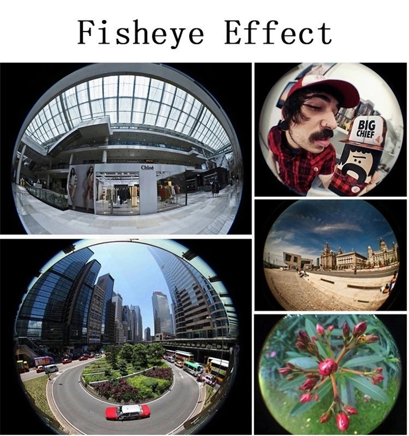 Wide Angle Mobile Phone Camera Lens Fish Eye Macro Lens for Iphone 7 8 Plus Xr 11 Universal 3 In 1 Smartphone Fisheye Lens Cover. 