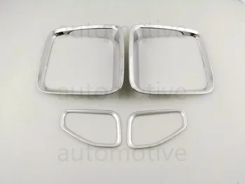 

2PCS Rear Tail Light Lamp Ring Cover Trim ABS Electroplate For Jeep Renegade 2017