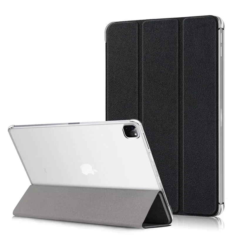 Funda con soporte abatible para iPad Pro 12,9 2020, cubierta dura de PC