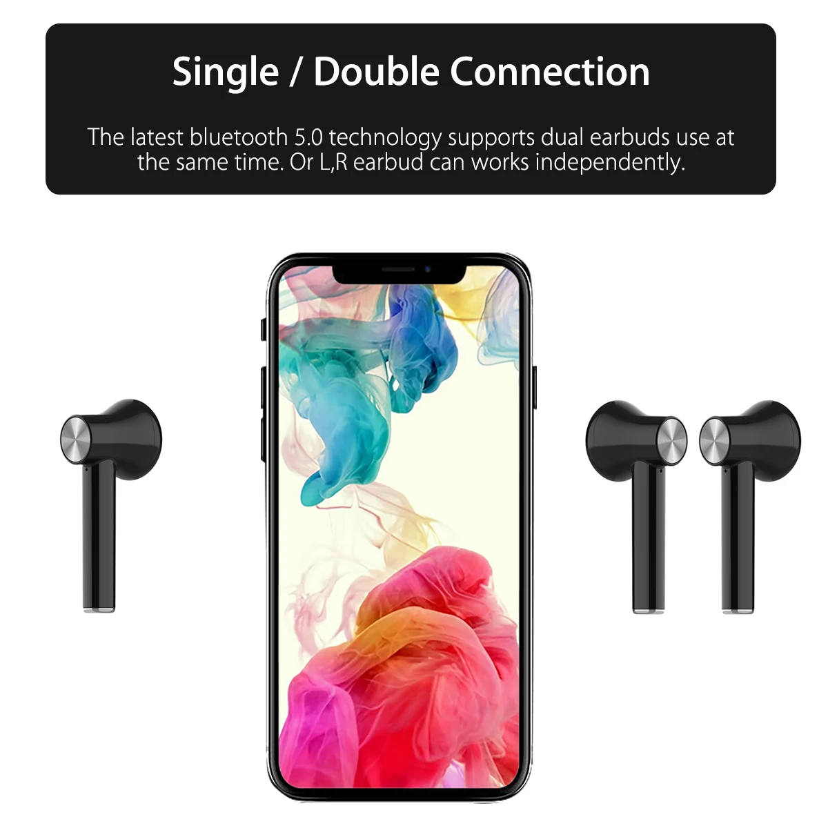 INSMA Airbuds 2 bluetooth V5.0 TWS наушники с QI беспроводной зарядный чехол с двойным микрофоном шумоподавление HiFi гарнитура управление нажатием