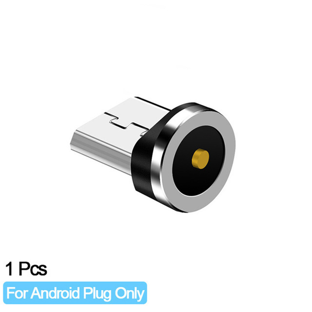 Rotation Type C Micro USB Magnetic Charger cable Plug Connector For Mobile Phone Replacement Parts Charging Cable Adapter
