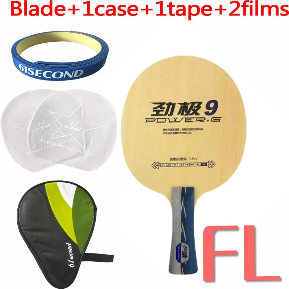 FL with 1 case DHS Мощность. G9 PG9 PG-9 PG 9 PG.9 лезвие для настольного тенниса пинг-понга - Цвет: FL with 1 case