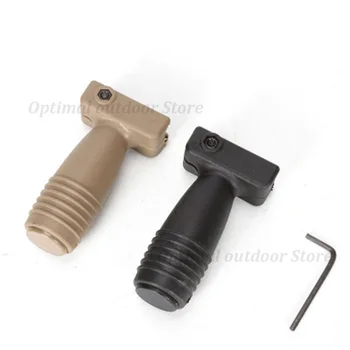 

TOtrait Airsoft Tactical Plastic Handle Grip Cover Handgrip TDI Style Short Grip for Rail Black