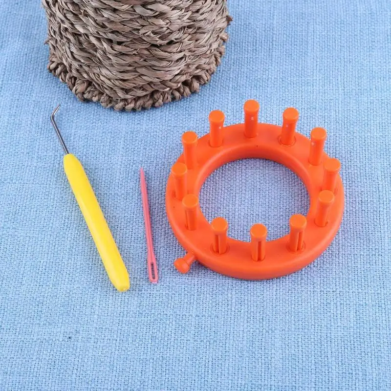 Замок круглый инструмент для вязания DIY ручной работы Ткачество шляпа свитер иглы инструменты