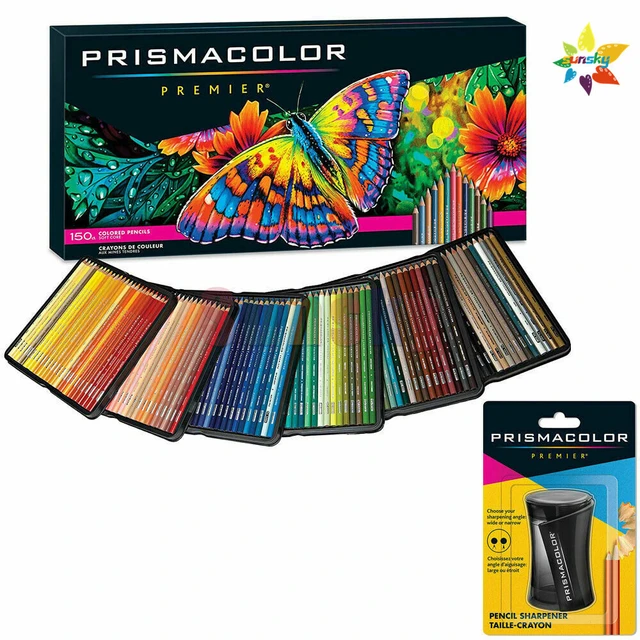 Usa Original Prismacolor Colored Pencils 150 Pack with Sharpener Art Kit  Gift Set Artist Premier Wooden Soft Core - AliExpress