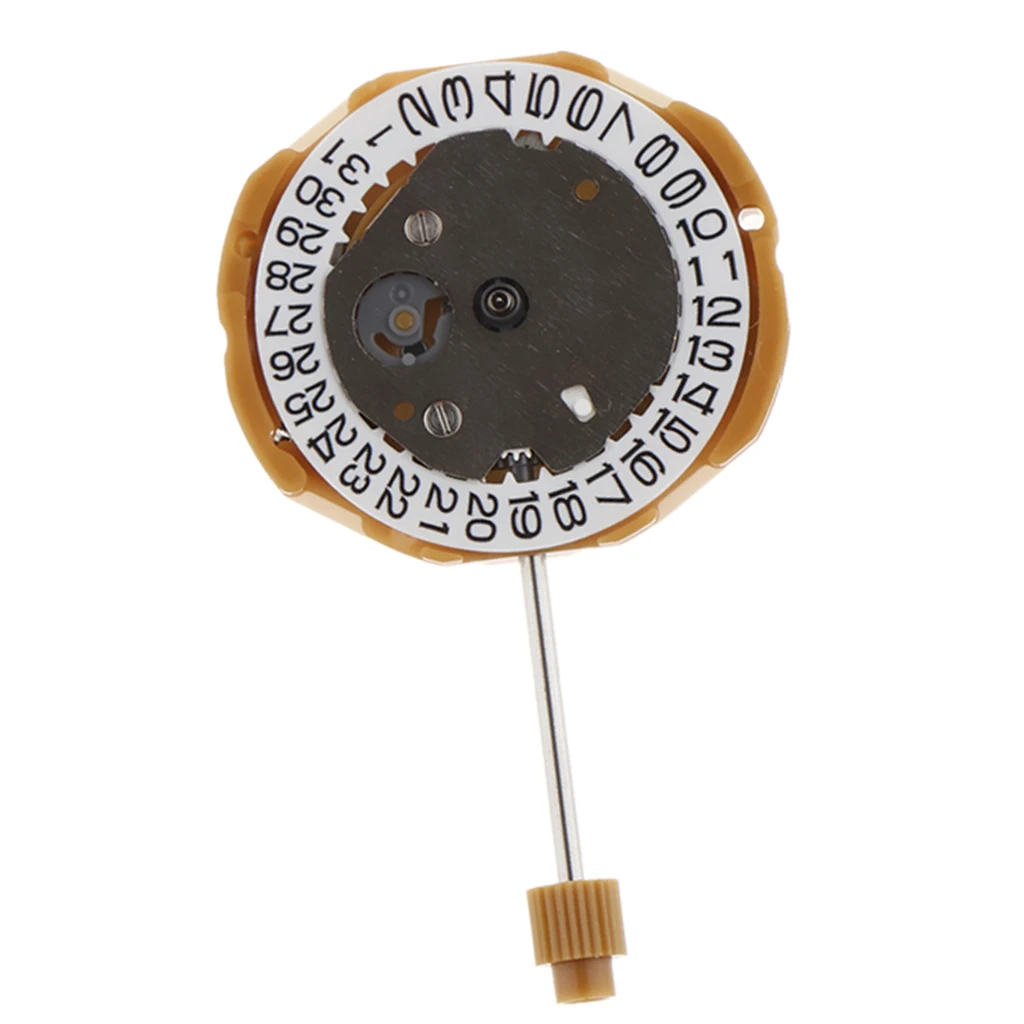 

Small Quartz Watch Movement Date Clock Replacement Parts with Stem 16mm Dia