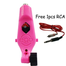 Профессиональная татуировочная машина роторная EgoTattoo моторная машина пистолет L& S для тату-пистолетов Комплекты розовый 1 шт. RCA зажим шнур поставка татуировки