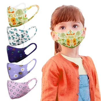 

Children's Breathable Face Shield Face Mask Cloth Mouth Mask Washable Windproof Face Shield Reusable mondmaskers Tapabocas