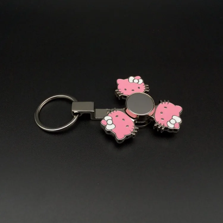 Творческий Tai Chi hello kitty Спиннер EDC сплав KT Кронштейн для мобильного телефона брелок