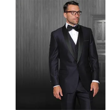 

New Classic Men’s Suit Smolking Noivo Terno Slim Fit Easculino Evening Suits For Men gentleman wedding groom