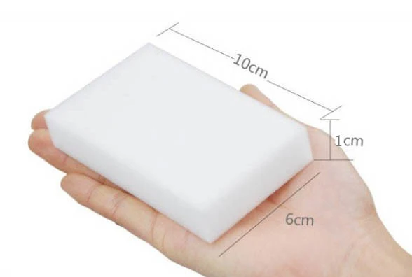 100pcs 100 x 60 x 10mm Melamine Sponge Magic Sponge High Density Eraser Home Cleaner Cleaning Sponges for dish Kitchen 5