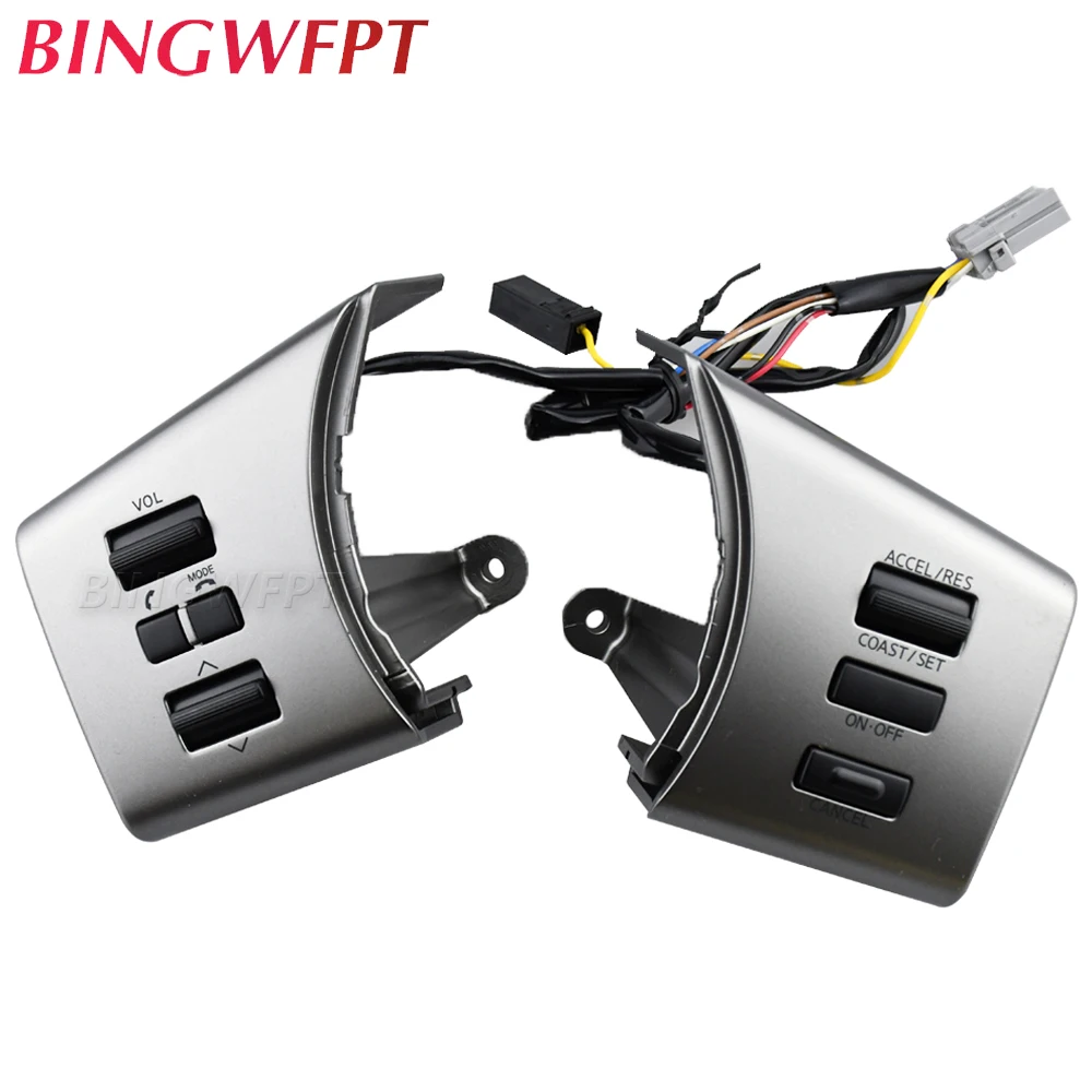 Car Steering Wheel Controls Volume Cruise Switch Buttons For Nissan Navara Front