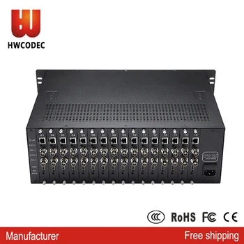 

HWCODEC H6132B H.264 16 Channel HDMI & 32 Channel CVBS Encoder 1080P IPTV Encoder Live Streaming Video Encoder for YouTube