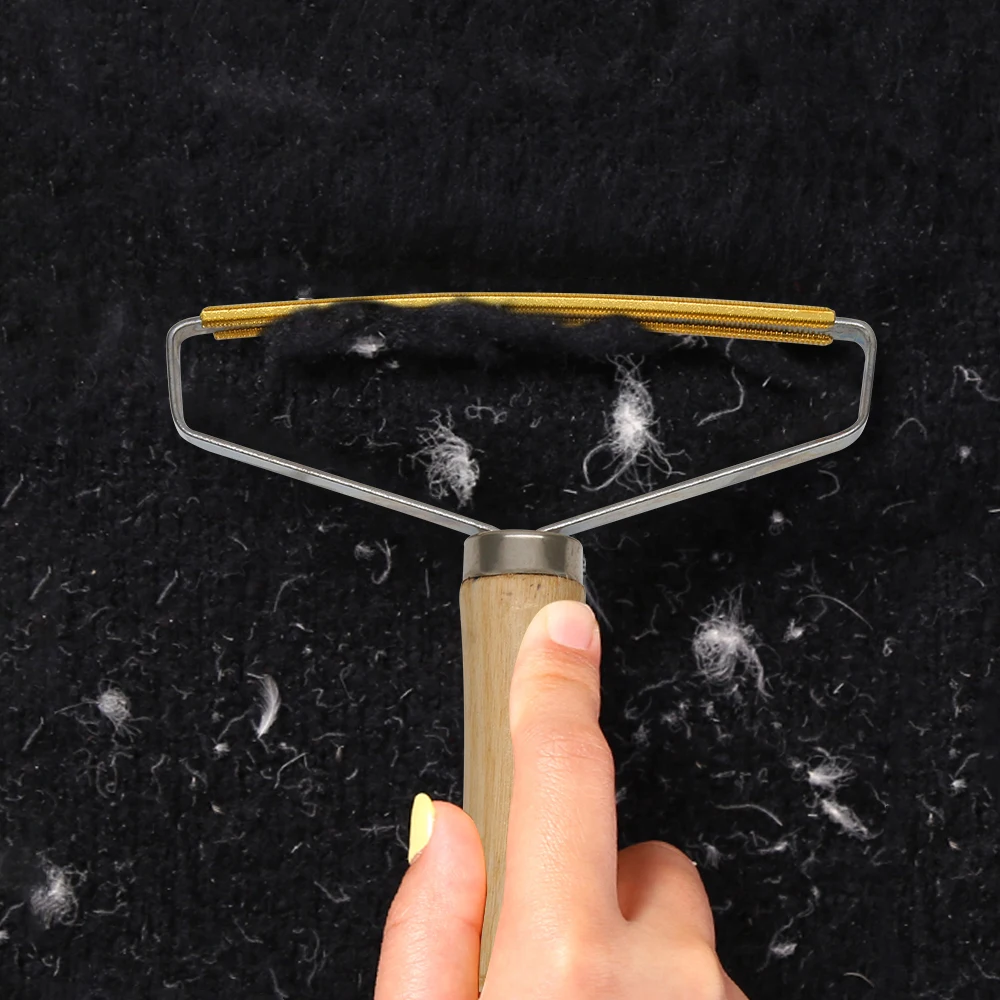 

Portable Lint Remover Clothes Fuzz Fabric Shaver Brush Tool Power-Free Fluff Removing Roller for Sweater Woven Coat