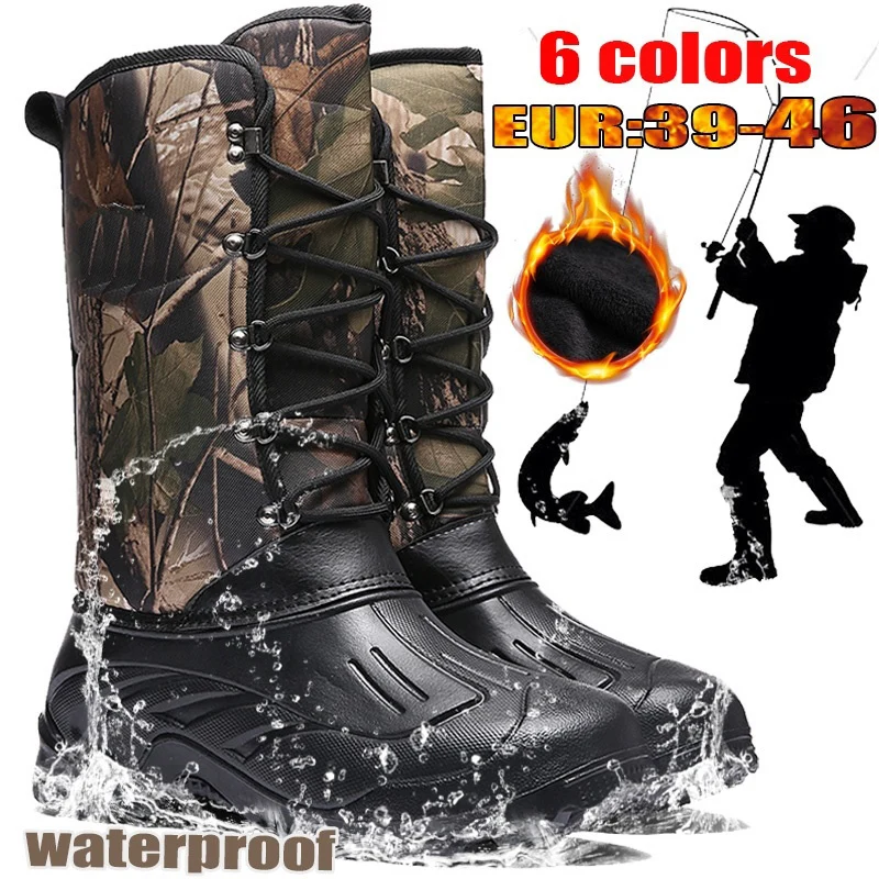 Size 39-46 Winter Men Outdoor Camping Hiking Fishing Tactics Shoes
