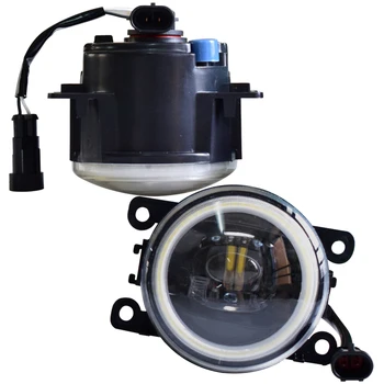 

2 X Car 4000LM LED Bulb Front Fog Lamp Angel Eye DRL Daytime Running Light 12V For Ford Freestyle 3.0L V6 2005-2007