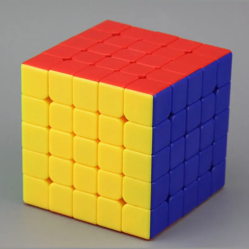 YuXin фиолетовый Kylin 5x5x5 волшебный куб чжишэн Единорог 5x5 Скорость твисти головоломки Развивающие игрушки для детей
