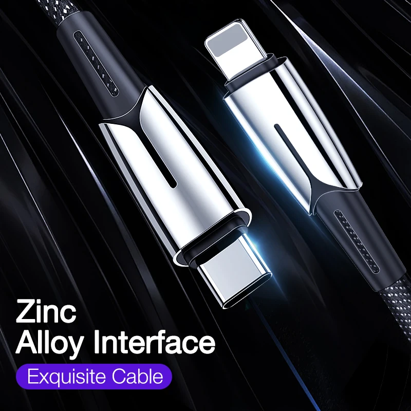 CAFELE PD Schnell Lade Kabel Typ C zu für Blitz Kabel für iPhone Xi Xs Max XiR Xr X 8 7 6 Plus ipa