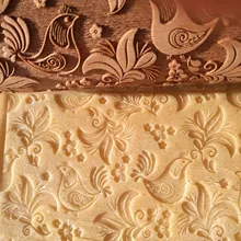 1 шт. деревянная Скалка тиснение выпечки Рождество Лось печенье лапша бисквит Фондант MF999