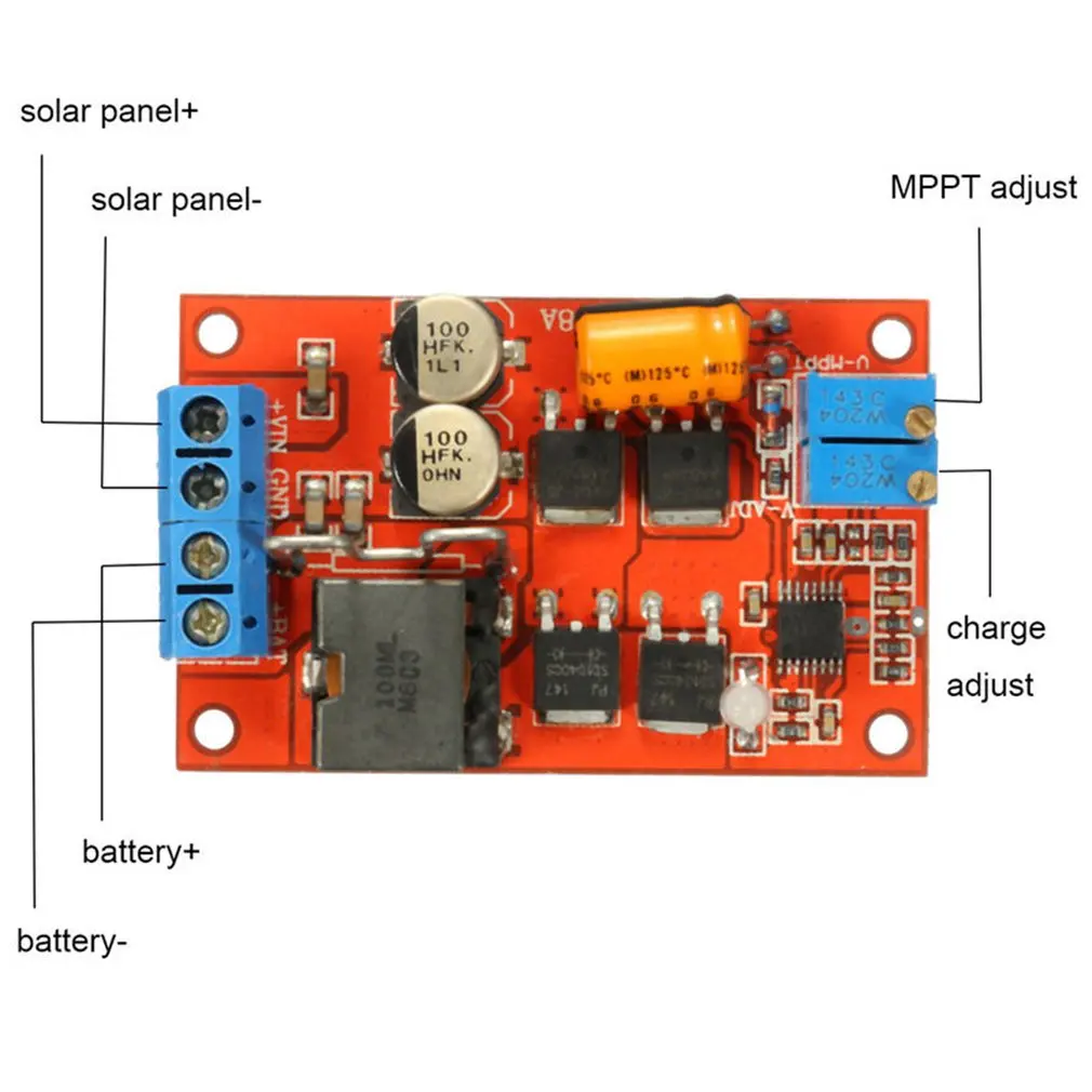 5A регулятор MPPT солнечной панели управления Лер Солнечная зарядка Панель управления зарядка батареи 9 в 12 В 24 В автоматический переключатель