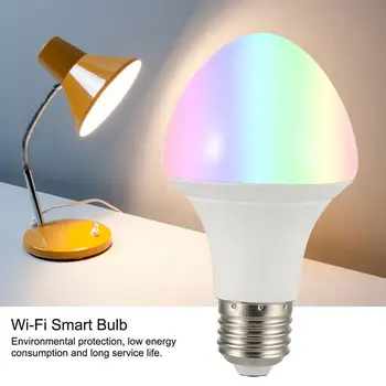 

E27 7W Smart LED Bulb Lamp WiFi Voice APP Remote Control with Profile Dimmable Compatible IOS Android Indoor Lighting