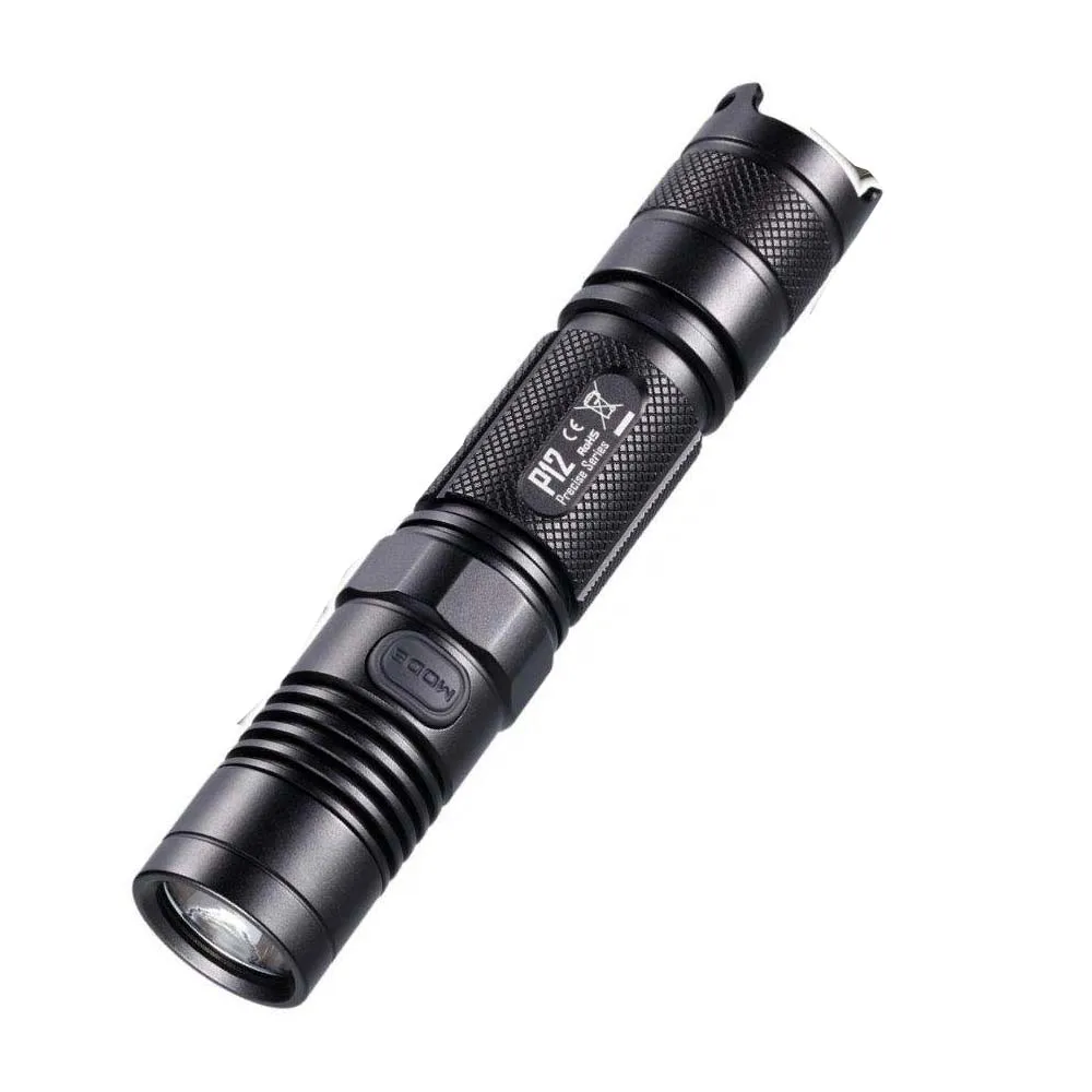NITECORE P12 Тактический светильник-вспышка CREE XM-L2 U2 Led Макс 1000 люмен дальность луча 232 м наружный светильник поисково-спасательный фонарь - Испускаемый цвет: P12