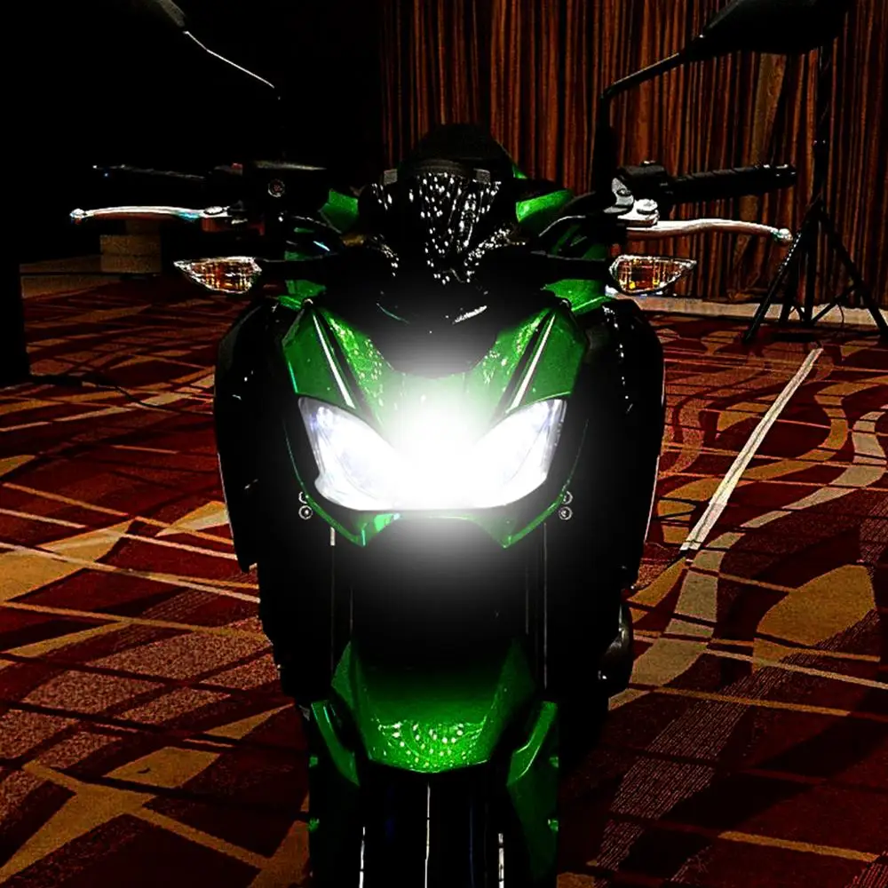 KT Полный светодиодный фар в сборе для Kawasaki Z900+ белое крыло Ангела
