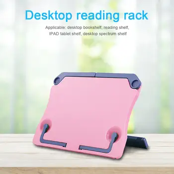Przenośny składany pulpit pulpit na nuty statyw do czytania iPad płaski stojak na biurko stojak do czytania iPad płaska półka tanie i dobre opinie VODOOL CN (pochodzenie) Z tworzywa sztucznego Desktop
