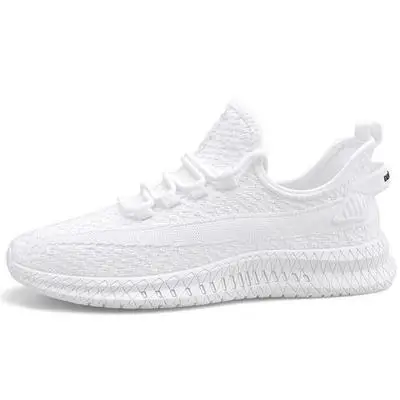White 39 Xiaomi Mijia Youpin Новая мужская обувь, летающие тканые кроссовки, трендовая повседневная обувь, мужская обувь для фитнеса, бега, упражнений - Цвет: White 39
