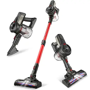 

Cordless Vacuum Cleaner Handy and Extendable,2AN6E Lightweight Quiet Powerful Suction Rechargeable Stick Handheld Vac 2Speed