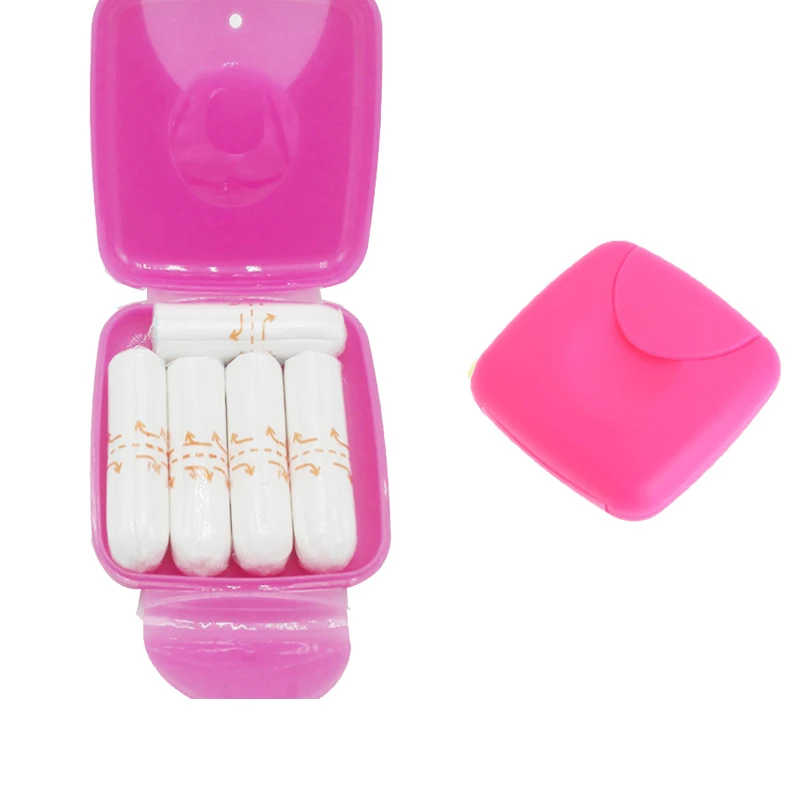 sanitary pads Beautiful Life tampons vaginal tampon 5pcs Tampons +1 Tampon Box | Красота и здоровье