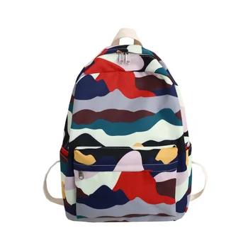 

Camouflage backpack new nylon sports bag large capacity lightweight breathable wear-resistant student bag waterproof travel bag