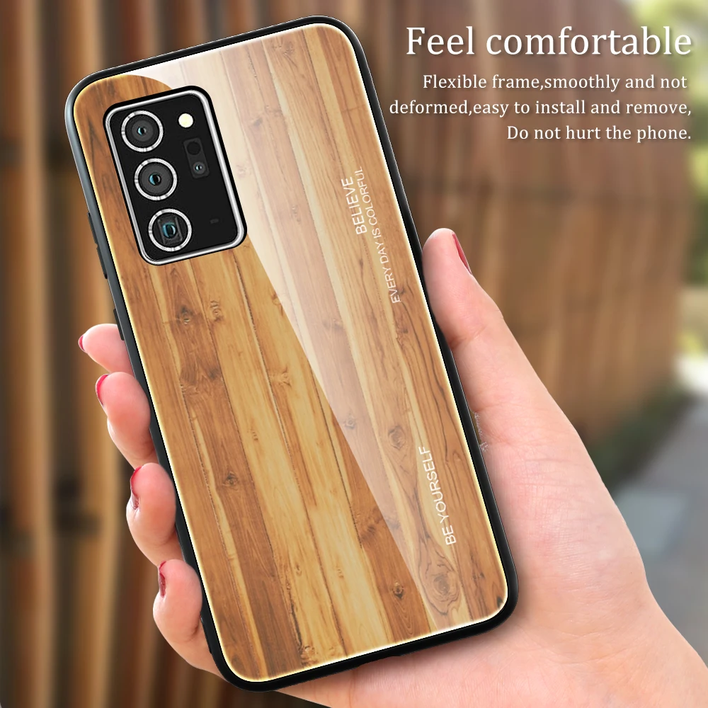 Для Samsung Galaxy Note 20 Ultra A71 A51 S10 A50 S20 A70 Plus чехол из закаленного стекла Твердый Чехол для