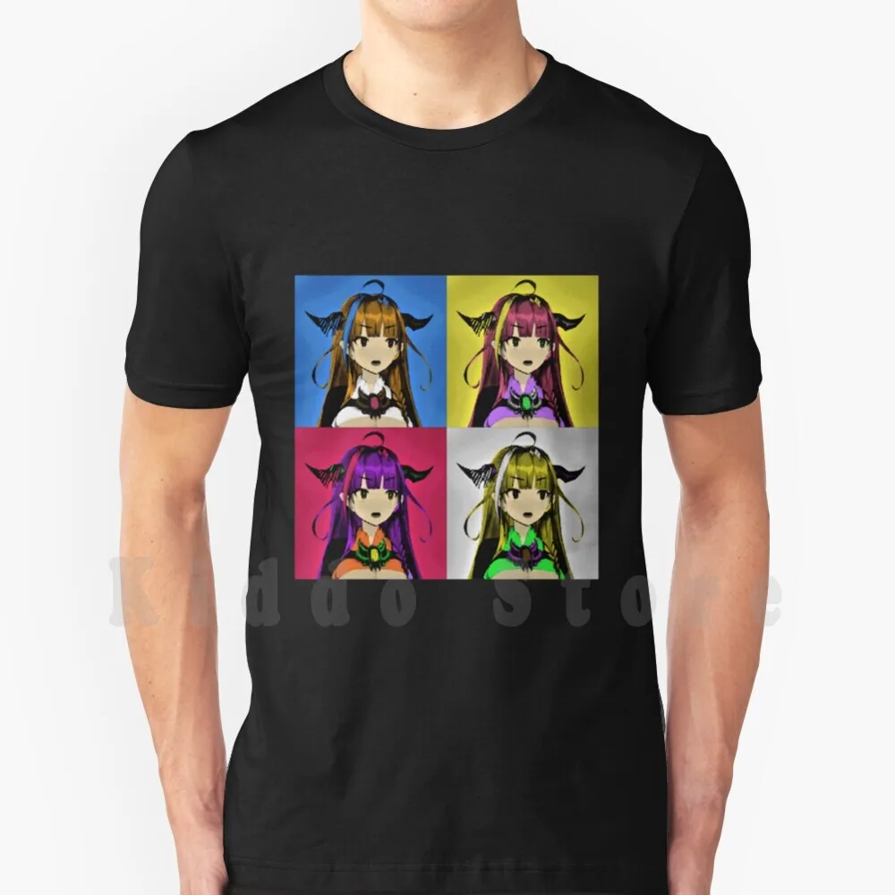 Coco Popart Hololive T Shirt Stampa Per Uomo Cotone New Cool Tee Hololive Cocco Kiryu Vtuber Pop Popart Warhol Kaichou Anime