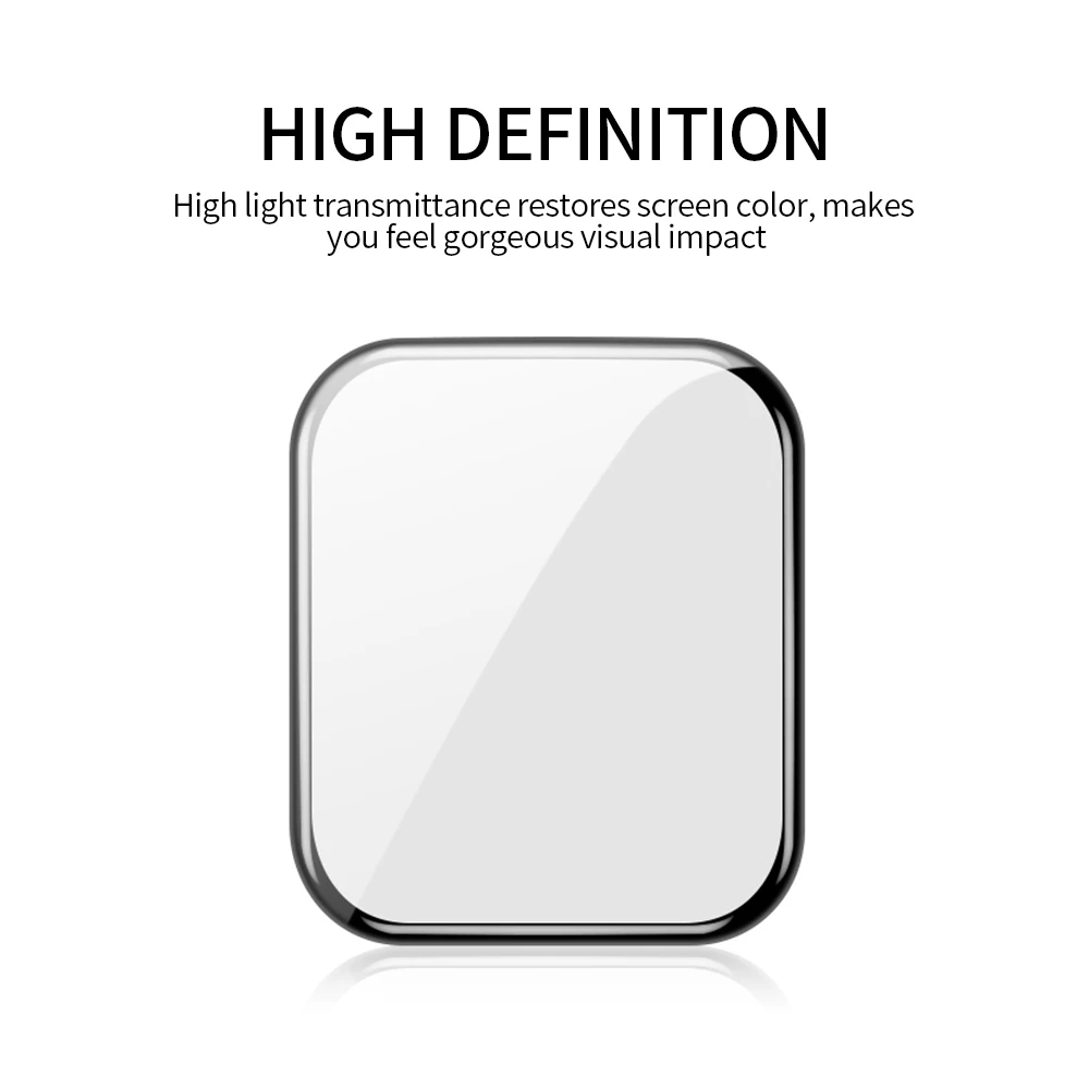 Закаленное 3d стекло для Apple Watch Series 1 2 3 4 S1 S2 S3 S4 защитная пленка экрана iWatch 44 мм 40 38 42