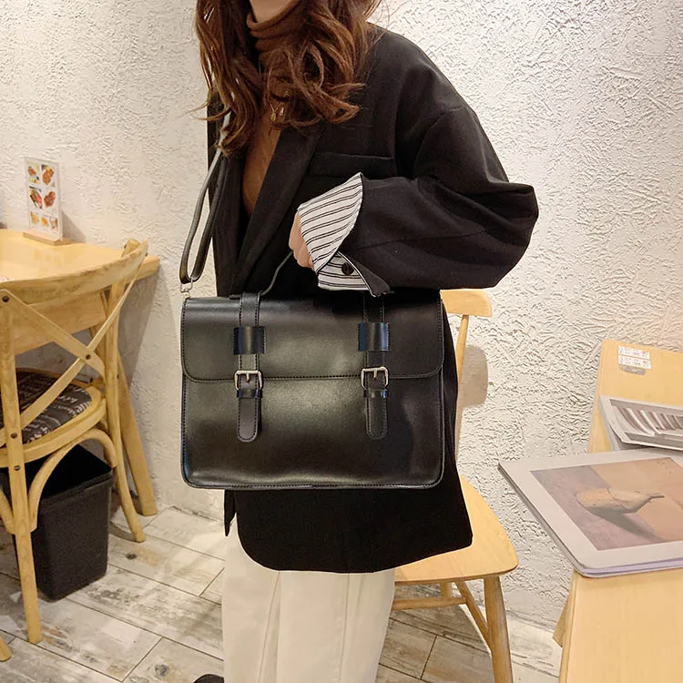 Роскошная женская сумка через плечо, новинка, корейская модная сумка через плечо, Женская трендовая сумка-мессенджер с большой пряжкой