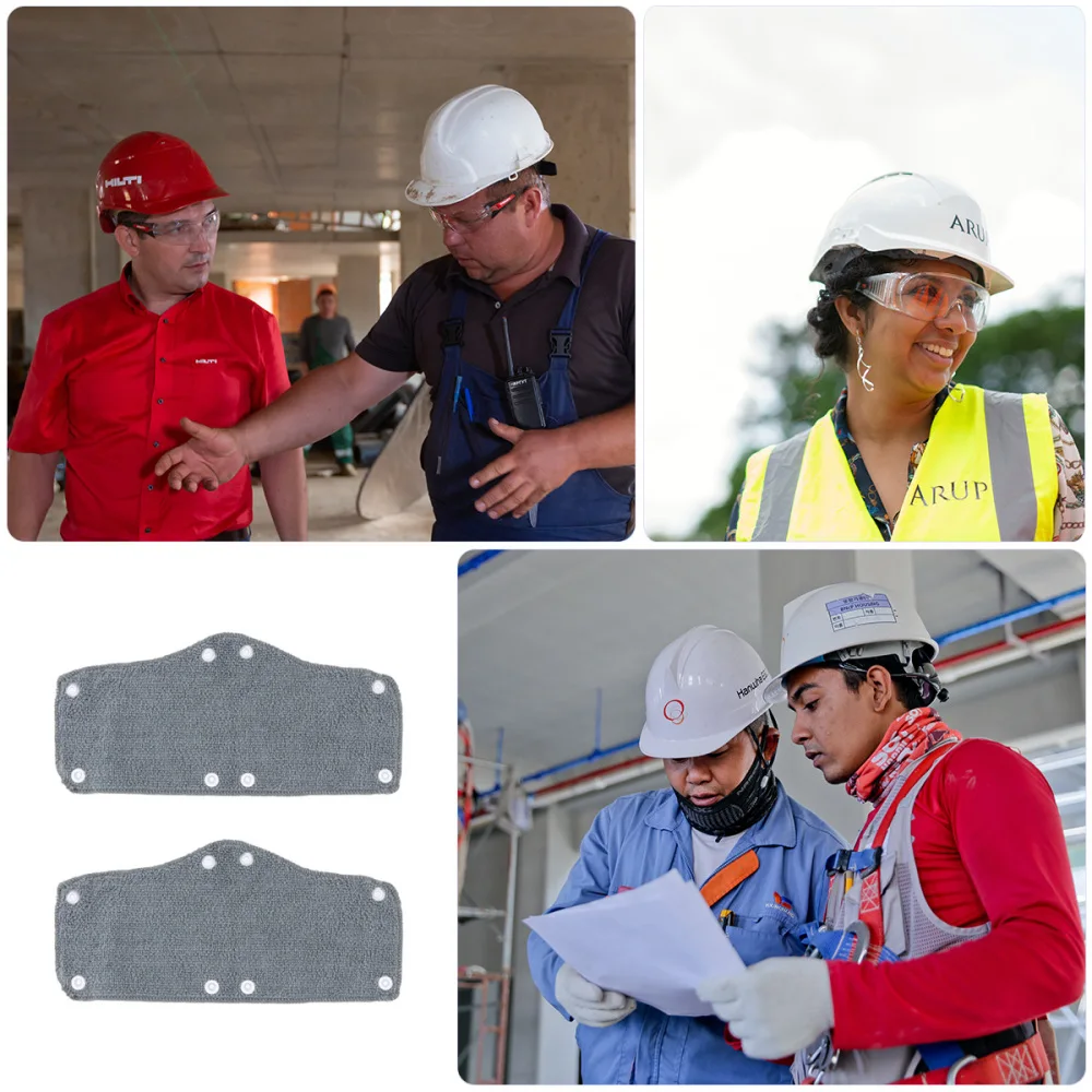 3 Pcs Terry Cloth Hard Hat Sweatband 