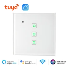 

Tuya Smart WiFi Roller Shutter Blinds Switch for Electric Curtain Motor App Remote Control Timer Google Home Alexa Voice Command