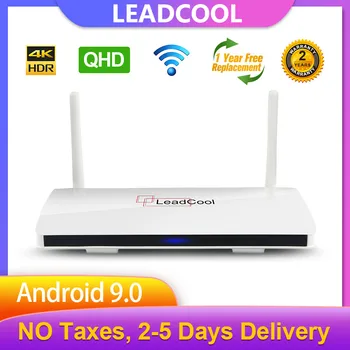 

Leadcool Android TV Box 4K 3D QHD HD TVBOX Android 9.0 Amlogic S905W 1G 8G Smart TV Box 2G 16G Leadcool H.265 Media Player