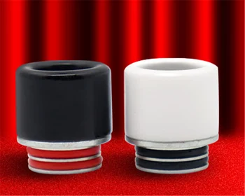 

810 ceramics drip tip 1PCS 810 Stainless Steel + Ceramic drip tip Drop Nozzle for TFV8 Big Baby/TFV12 Prince/ijust 3