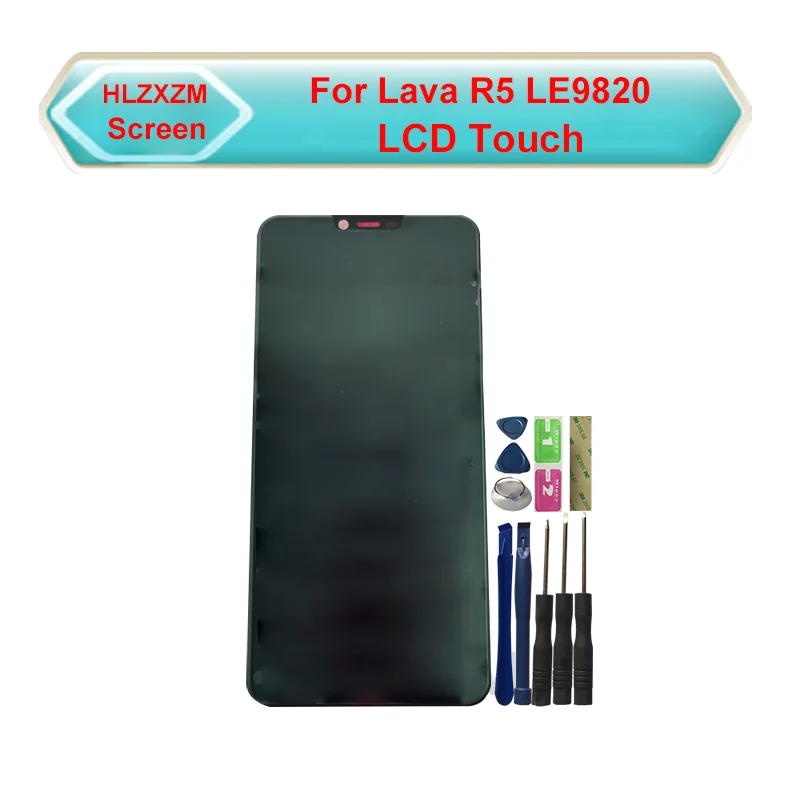 Для Lava R5 LE9820 ЖК-дисплей Дисплей с кодирующий преобразователь сенсорного экрана в