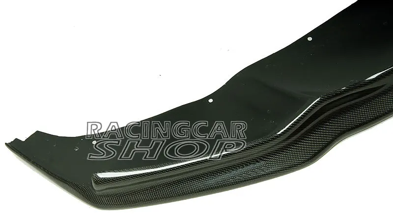 AK Style Real Carbon Fiber Front Lip Spoiler For BMW 5-SERIES F10 MTech Msport Front Bumper 2011UP