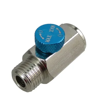 

1/4inch Air Pressure Valve NPT Inline Regulator Alloy Steel 19x37mm Lightweight Compressed Air Pressure Valve Tool