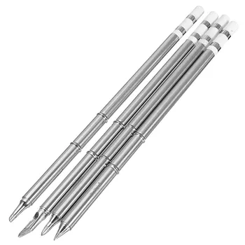 

Newest 4Pcs/set T12-K T12-B T12-BC2 T12-D24 Solder Iron Tips T12 series for Hakko Soldering Rework Station FX-951 FX-952