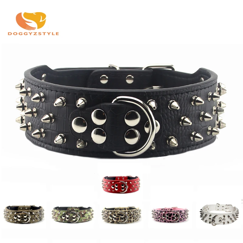 2 Spiked Dog Collars Large Dogs Studded Dog Collars Large Dogs New