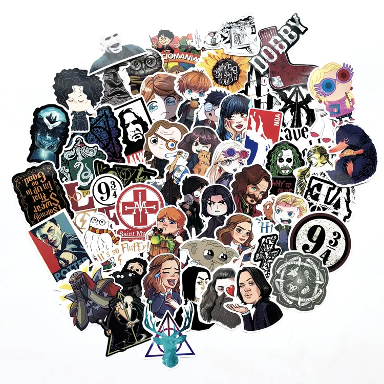 53-PCS-waterproof-Potter-stickers-Hogwarts-2020-waterproof-Stickers-Cartoon-Waterproof-DIY-Decals-Sticker (1)