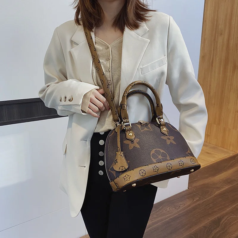 

European and American women's bag single shoulder bag simple Messenger Bag Fashion Handbag shell bag bags for women 2019