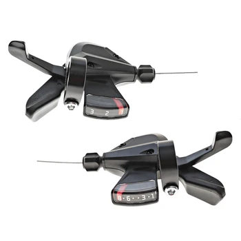 

1 Pair MTB Bike Shifter Lever 8/24 Speed Cable Trigger Compatible for Shimano SL-M310 FK88