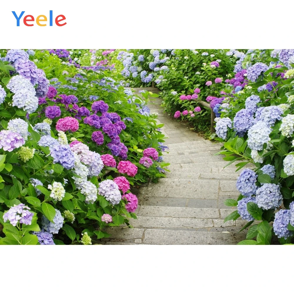 Spring Flower Park Garden Nature Scenery Baby Shower Vinyl Backdrop Photography Background For Photo Studio Photophone Shoot | Электроника