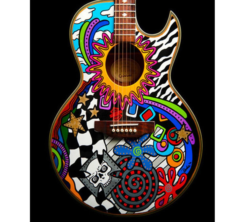 New Arrival 5D Diamond Painting Landscape DIY Mosaic Rhinestones Pictures Embroidery Guitar Home Decor Handicraft Gift | Дом и сад